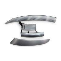 Infiniti G37 09-13 Front Dash Metal Trim Molding Left/Right Silver 68411-JJ60A, E050, OEM, 2009, 2010, 2011, 2012, 2013