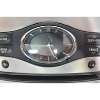 Infiniti G37 09-13 Sedan Audio Climate Display Control Unit Module 25391-1UF3A, E050, OEM, 2009, 2010, 2011, 2012, 2013