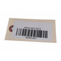 Infiniti G37 08-13 Convertible Automatic Select Lever Gear Shifter 34901-JK60E, E050, OEM, 2008, 2009, 2010, 2011, 2012, 2013