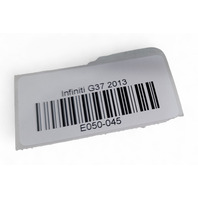 Infiniti G37 10-13 Speedometer Cluster Meter A/T 3.7L 104K Miles, 24820-1NX1C, E050, OEM, 2010, 2011, 2012, 2013