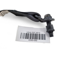 Infiniti G37 09-13 Front Seat Belt Seatbelt Left/Driver Black 86885-JJ62B, E050, OEM, 2009, 2010, 2011, 2012, 2013