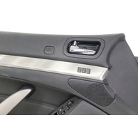 Infiniti G37 11-13 Front Left Door Panel Black 80901-1NY1B, E050, OEM, 2011, 2012, 2013