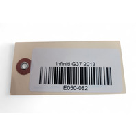 Infiniti G37 09-13 Rear Left Trunk Linkage Hinge Bracket, 84401-JJ50B, E050, OEM, 2009, 2010, 2011, 2012, 2013