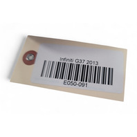 Infiniti G37 08-13 High & Low Pitch Tone Horn Set Complete Assembly 25620-JL60A, E050, OEM, 2008, 2009, 2010, 2011, 2012, 2013