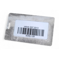 Infiniti G37 09-13 Radiator Core Support Bracket Center 62501-JJ85A, E050, OEM, 2009, 2010, 2011, 2012, 2013