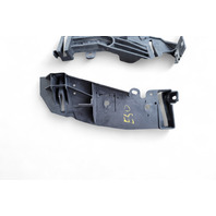 Infiniti G37 08-13 Headlight Lamp Bumper Bracket Beam Right/Left Set 62561-JL00A, E050, OEM, 2008, 2009, 2010, 2011, 2012, 2013