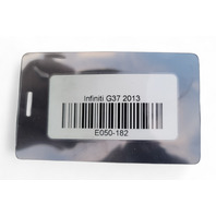 Infiniti G37 09-13 Trunk Deck Lid Tail Gate Black, H430M-JJ5MA, E050, OEM, 2009, 2010, 2011, 2012, 2013