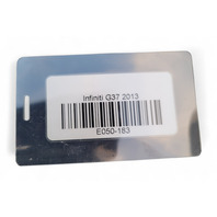 Infiniti G37 10-13 Sedan Front Bumper Cover Black 62022-1NL0H, E050, OEM, 2010, 2011, 2012, 2013