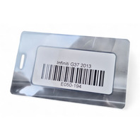 Infiniti G37 08-13 Convertible Windshield Cowl Top Vent Cover Grille, Left & Right 66862-1NL0A, E050, OEM, 2008, 2009, 2010, 2011, 2012, 2013