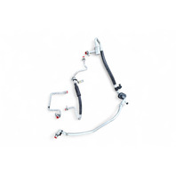 Infiniti G37 08-13 A/C AC Refrigerant Discharge Hose Pipe, High/Low Set(4) 92480-3WK0A, E050, OEM, 2008, 2009, 2010, 2011, 2012, 2013