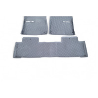 Acura MDX 14-16 All Season Weather Floor Mats 4 Piece Set Black 08P13-TZ5-211A, E051, OEM, 2014, 2015, 2016