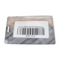 Acura MDX 14-16 All Season Weather Floor Mats 4 Piece Set Black 08P13-TZ5-211A, E051, OEM, 2014, 2015, 2016