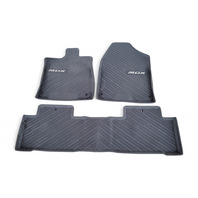 Acura MDX 14-16 All Season Weather Floor Mats 4 Piece Set Black 08P13-TZ5-211A, E051, OEM, 2014, 2015, 2016