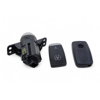 Acura MDX 14-20 Engine Start Stop Ignition Switch Button W/Fob Key, Key Case Set(3) 35881-TZ5-A01 E051, OEM, 2014, 2015, 2016, 2017, 2018, 2019, 2020