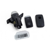 Acura MDX 14-20 Engine Start Stop Ignition Switch Button W/Fob Key, Key Case Set(3) 35881-TZ5-A01 E051, OEM, 2014, 2015, 2016, 2017, 2018, 2019, 2020