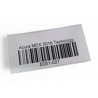 Acura MDX 14-20 Engine Start Stop Ignition Switch Button W/Fob Key, Key Case Set(3) 35881-TZ5-A01 E051, OEM, 2014, 2015, 2016, 2017, 2018, 2019, 2020