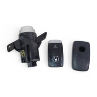 Acura MDX 14-20 Engine Start Stop Ignition Switch Button W/Fob Key, Key Case Set(3) 35881-TZ5-A01 E051, OEM, 2014, 2015, 2016, 2017, 2018, 2019, 2020