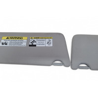 Acura MDX 14-16 Sun Visor Set, Left & Right Grey, 83230-TZ5-A01ZB, 83280-TZ5-A01ZB, E051, OEM, 2014, 2015, 2016