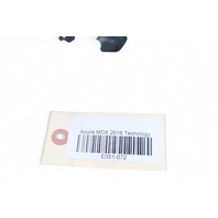 Acura MDX 14-16 Air Inlet Duct Guide, 17248-5J6-A00, E051, OEM, 2014, 2015, 2016