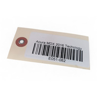 Acura MDX 14-20 Rear Door Panel Lining Left/Driver Grey, 83751-TZ5-A01ZB, E051, OEM, 2014, 2015, 2016, 2017, 2018, 2019, 2020