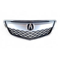 Acura MDX 14-16 Front Upper Grille Grill Pearl White W/Emblem 75101-TZ5-A03, E051, OEM, 2014, 2015, 2016