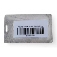 Acura MDX 14-20 Radiator Coolant Denso, 19010-5J6-A01, E051, OEM, 2014, 2015, 2016, 2017, 2018, 2019, 2020