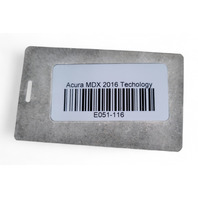 Acura MDX 14-20 Rear Shock Absorber Strut w/Spring Assembly Complete Set (2) 52611-TZ5-A12, E051, OEM, 2014, 2015, 2016, 2017, 2018, 2019, 2020