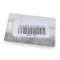 Acura MDX 14-20 Spindle Front Right Passenger, 51211-TZ5-A00, E051, OEM, 2014, 2015, 2016, 2017, 2018, 2019, 2020