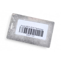 Acura MDX 14-16  A/C Discharge Hose Line Pipe  80315-TZ5-A01, E051, OEM, 2014, 2015, 2016