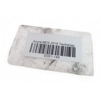 Acura MDX 14-20 Window Regulator Motor Front Left/Driver 72250-TZ5-A01, E051, OEM, 2014, 2015, 2016, 2017, 2018, 2019, 2020