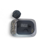 Acura MDX 14-20  Fuel Filler Gas Lid Door Silver Metallic, 63910-TZ5-A01ZZ, E051, OEM, 2014, 2015, 2016, 2017, 2018, 2019, 2020