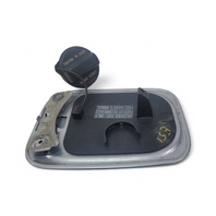 Acura MDX 14-20  Fuel Filler Gas Lid Door Silver Metallic, 63910-TZ5-A01ZZ, E051, OEM, 2014, 2015, 2016, 2017, 2018, 2019, 2020