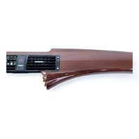 Acura RL 05-12 Center Air Vent Hazard Switch Woodgrain, Trim 77246-SJA-A01ZA, E052, OEM, 2005, 2006, 2007, 2008, 2009, 2010, 2011, 2012