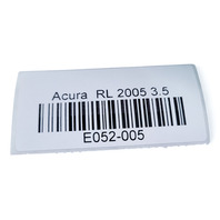 Acura RL 05-12 Center Air Vent Hazard Switch Woodgrain, Trim 77246-SJA-A01ZA, E052, OEM, 2005, 2006, 2007, 2008, 2009, 2010, 2011, 2012