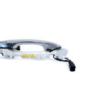 Acura RL 05-06 Exterior Door Handle Front Right Silver Metallic, 72141-SJA-A14ZF, E052, OEM, 2005, 2006