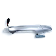Acura RL 05-06 Exterior Door Handle Front Right Silver Metallic, 72141-SJA-A14ZF, E052, OEM, 2005, 2006