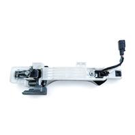 Acura RL 05-06 Exterior Door Handle Front Right Silver Metallic, 72141-SJA-A14ZF, E052, OEM, 2005, 2006