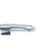 Acura RL 05-06 Exterior Door Handle Rear Left/Driver Silver Metallic, 72681-SJA-A01ZF, E052, OEM, 2005, 2006