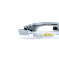 Acura RL 05-06 Exterior Door Handle Rear Left/Driver Silver Metallic, 72681-SJA-A01ZF, E052, OEM, 2005, 2006