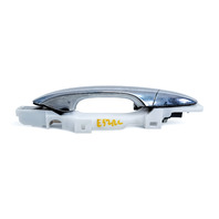 Acura RL 05-06 Exterior Door Handle Rear Left/Driver Silver Metallic, 72681-SJA-A01ZF, E052, OEM, 2005, 2006