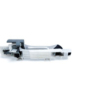 Acura RL 05-06 Exterior Door Handle Rear Left/Driver Silver Metallic, 72681-SJA-A01ZF, E052, OEM, 2005, 2006