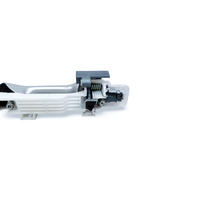 Acura RL 05-06 Exterior Door Handle Rear Right/Passenger Silver Metallic 72641-SJA-A01ZF, E052, OEM, 2005, 2006