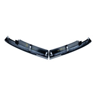 Acura RL 05-06 Radio Garnish Center Trim Silver Left/Right Set 77250-SJA-A01ZA, E052, OEM, 2005, 2006