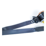Acura RL 05-08 Seat Belt Front Right/Passenger Side, Black 04814-SJA-A02ZA, E052, OEM, 2005, 2006, 2007, 2008