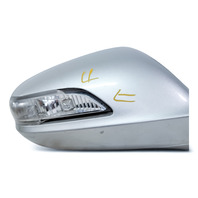 Acura RL 05-06 Side View Mirror, Right/Pass, Silver Metallic  76200-SJA-315ZN, E052, OEM, 2005, 2006