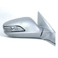 Acura RL 05-06 Side View Mirror, Right/Pass, Silver Metallic  76200-SJA-315ZN, E052, OEM, 2005, 2006