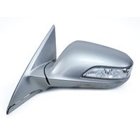 Acura RL 05-08 Side View Mirror, Left/Driver, Silver Metallic 76250-SJA-315ZN, E052, OEM, 2005, 2006, 2007, 2008