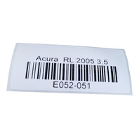 Acura RL 05-08 Side View Mirror, Left/Driver, Silver Metallic 76250-SJA-315ZN, E052, OEM, 2005, 2006, 2007, 2008