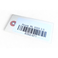 Acura RL 05-08 Alternator With Pully 31100-RJA-A02, E052, OEM, 2005, 2006, 2007, 2008