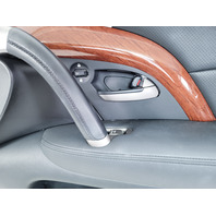 Acura RL 05-08 Front Door Panel Trim Right/Passenger Black  83501-SJA-A04ZD, E052, OEM, 2005, 2006, 2007, 2008